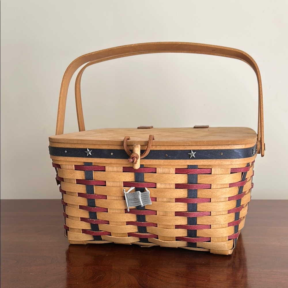 Longaberger Proudly American picnic basket